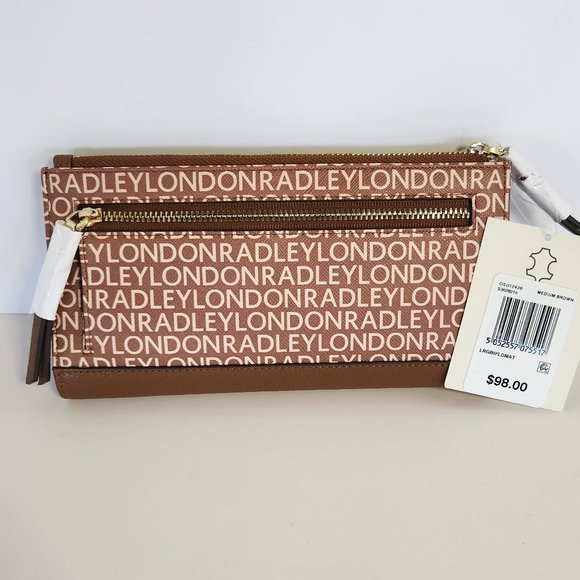 RADLEY London Genuine Leather Bi-Fold Wallet with Bonus Dust Cover - NWT - Picture 3 of 8